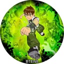 BEN10 Вафельное украшение для торта на день рождения с вафельным принтом 20см