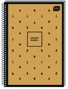 Круглый блокнот А4, 80 листов, GRID by Sacha Soft Touch