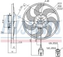 VENTILATEUR REFROIDISSEMENT MOTEUR NISSENS 85754photo 12