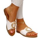 ЖЕНСКИЕ ШЛЕПАНЦЫ ЛЕТНИЕ ПЛОСКИЕ БЕЛЫЕ ПРЕКРАСНЫЕ УДОБНЫЕ