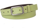 Женский КОЖАНЫЙ ремень 3 см. Салатовый, окружность 95 |
