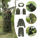 DOSPELÝ MASKÁČOVÝ OUTFIT GHILLIE SUIT ANTI FIRE KAMUFLÁŽ WOODLAND 170CM Značka Bedee