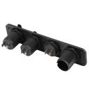 12-24V ГОЛУБА ДІОДОМ LED (СВІТЛОДІОД) ПОДВІЙНА ЗАРЯДНИЙ ПРИСТРІЙ USB ПРИКУРЮВАЧ DO CYGAR ПАНЕЛЬ GNIAZDKA ЕЛЕКТРОМЕРЕЖІ ПЕРЕМИКАЧ  (18293372062) фото min 4