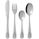 НАБОР ДЕТСКИХ СТОЛОВЫХ ПРИБОРОВ AMBITION JUNIOR VICA, ПРИНЦЕССА, 4 ПРЕДМЕТА