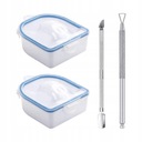 2 чаши для замачивания ногтей для снятия порошка