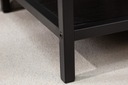 Konzola Slim, čierna, Interior Space strieborná Hĺbka nábytku 35 cm