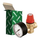 ПРЕДОХРАНИТЕЛЬНЫЙ КЛАПАН С МАНОМЕТРОМ CALEFFI 1/2 8BAR