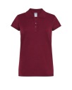 Женская рубашка 100% BAWEŁNA 100% JHK BURGUND S POLO SHIRT