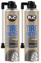 2x СПРЕЙ ДЛЯ ЗАПАСНЫХ ШИН K2 TIRE DOKTOR, 500 МЛ