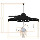 ДЕРЖАТЕЛЬ DO PRZEWOZU DRABINY DRABINĘ CRUZ LADDER CLAMP БИСТРИЙ МОНТАЖ НА ЗАМОК изображение 4