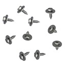 10x КРЕПЛИТЕЛЬНЫЙ ВИНТ С КРЫШКОЙ КОЛЕСНОЙ АРКИ БАМПЕР ПЛАСТИНА 6,3x19