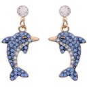 1 PARA WISZĄCYCH KOLCZYKÓW DOLFINY