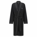Роскошный мужской халат HUGO BOSS NEW ЧЕРНЫЙ Relaxed Fit XL