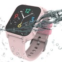Smartwatch zegarek opaska dla dzieci dziewczynki JW-150 Bluetooth kroki Kształt koperty prostokątna