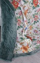 Dekoratívny obojstranný prehoz na kvety Tyrkysová Šírka produktu 150 cm