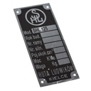 Tabliczka znamionowa SHL125 M04 - wzór ORG