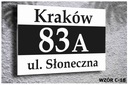 Табличка АДРЕСНАЯ ДОСКА АЛЮМИНИЕВАЯ НОМЕР ДОМА 20х30.