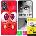 ЗАДНЯЯ ФОТО КОРПУС КОРПУСА Крышка КАЧЕСТВЕННЫЙ ДИЗАЙН 9H СТЕКЛО для Oppo A17