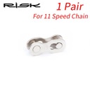 RISK 6/7/8/9/10/11 Скоростная велосипедная цепь Набор замков разъема Quick Link MTB Road