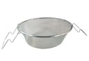 КОРЗИНА, СЕЙЧОК, СТАЛЬНАЯ КОРЗИНА ДЛЯ ЖАРКИ РЫБЫ ФРИ, ТОЛСТАЯ, С РУЧКАМИ, ГОРШОК 20см