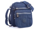 Malá ľahká pánska kabelka cez rameno cestovná poštárka tmavo modrá Stav balenia originálne