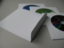 КОНВЕРТЫ, бумажные диски с окошком, белые, 100 шт, высокое качество