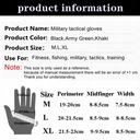 Outdoor taktické vojenské rukavice bez prstov M Kód výrobcu 'I`M6w"=