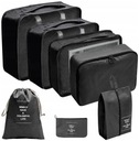 Органайзер для путешествий, вместительный набор из 7 чемоданов, сумок, шкафов, сетчатого белья