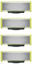НОЖ PHILIPS OneBlade QP210/55 QP2520 QP2530, 4 шт.