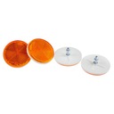 Оранжевые боковые отражатели — WSK125 WSK175 — 4 гайки с шайбами