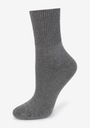 Ponožky Dámske Bavlnené Beztlakové Poľské Cerber 39/42 Tmavo Melanž Model 5 szt Skarpety damskie bezuciskowy ściągacz Cerber