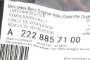 MERCEDES-BENZ AVEC W222 INFÉRIEURE PROTECTION PARE-CHOCS AVANT A2228857100ORYGINALNAphoto 11