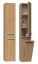 ШКАФ ДЛЯ ВАННОЙ СТОЛБ NEL IV КОРЗИНА, ДУБ ARTISAN