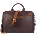 Pánska kožená taška cez rameno notebooku 15,6 veľká hnedá biznis Beltimore