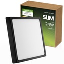 Panel LED 24W PLAFON NATYNKOWY KWADRAT MOCNY LAMPA SUFITOWA OPRAWA ŚCIENNA