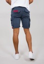 Alpha Industries Shorty Crew Patch 186209 new navy [Rozmiar 34] Kolor niebieski