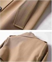 Модное женское длинное пальто DOUBLE-BREWED TRAIN COAT