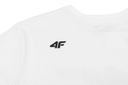 4F Pánske tričko športové bavlna r.XL Dominujúca farba biela