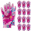 САДОВЫЕ ПЕРЧАТКИ ЖЕНСКИЕ РАЗНОЦВЕТНЫЕ ПЕРЧАТКИ 8 М 12 ПАР