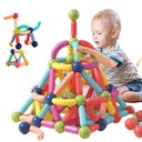 МАГНИТНЫЕ БЛОКИ 64 ЭЛЕМЕНТА КРЕАТИВНАЯ ИГРУШКА МАГНИТНЫЕ ПАЛОЧКИ своими руками