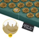 Акупрессурный коврик с подушкой XL 4FIZJO зеленый