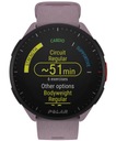 Športové hodinky Polar Pacer Purple Dusk S-L Funkcie alarm snímač výkonu dátumová pečiatka krokomer GPS lokátor monitor spánku meranie tepovej frekvencie upozornenia na zmeškaný hovor/Sms prejdená vzdialenosť spálené kalórie stopka hodiny