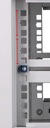 Szafa rack montowana na ścianie 4U 600x450 Szara