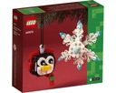 LEGO 40572 Tučniak a snehová vločka Prívesky na vianočný stromček Bombičky na vianočný stromček EAN (GTIN) 5702017241920