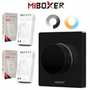 КОМПЛЕКТ 2 ЗОННЫХ КОНТРОЛЛЕРА ДЛЯ СВЕТОДИОДНОЙ ЛЕНТЫ MONO|CCT + ЧЕРНОЙ НАСТЕННОЙ ПАНЕЛИ