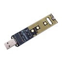 Адаптер SSD-накопителя M2 NVMe PCIe к USB-A 3.1
