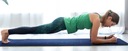 Гимнастический коврик Kica синего цвета для йоги, пилатеса, физиотерапии