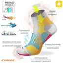 Priedušné letné termo ponožky v hornej časti 70% merino vlny 35-38 Pohlavie unisex výrobok