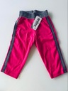 РОЗОВЫЕ ЛЕГИНГИ 3/4 ДЛЯ ДЕВОЧЕК С СЕРЕБРЯНЫМ ПОЯСОМ 116
