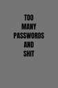 Пышные блокноты, Кейт, слишком много паролей и всякая ерунда: органайзер паролей и журнал